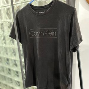 Black and chrome Calvin Klein T shirt